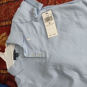 Kids polo Ralph Lauren powder blue rugby